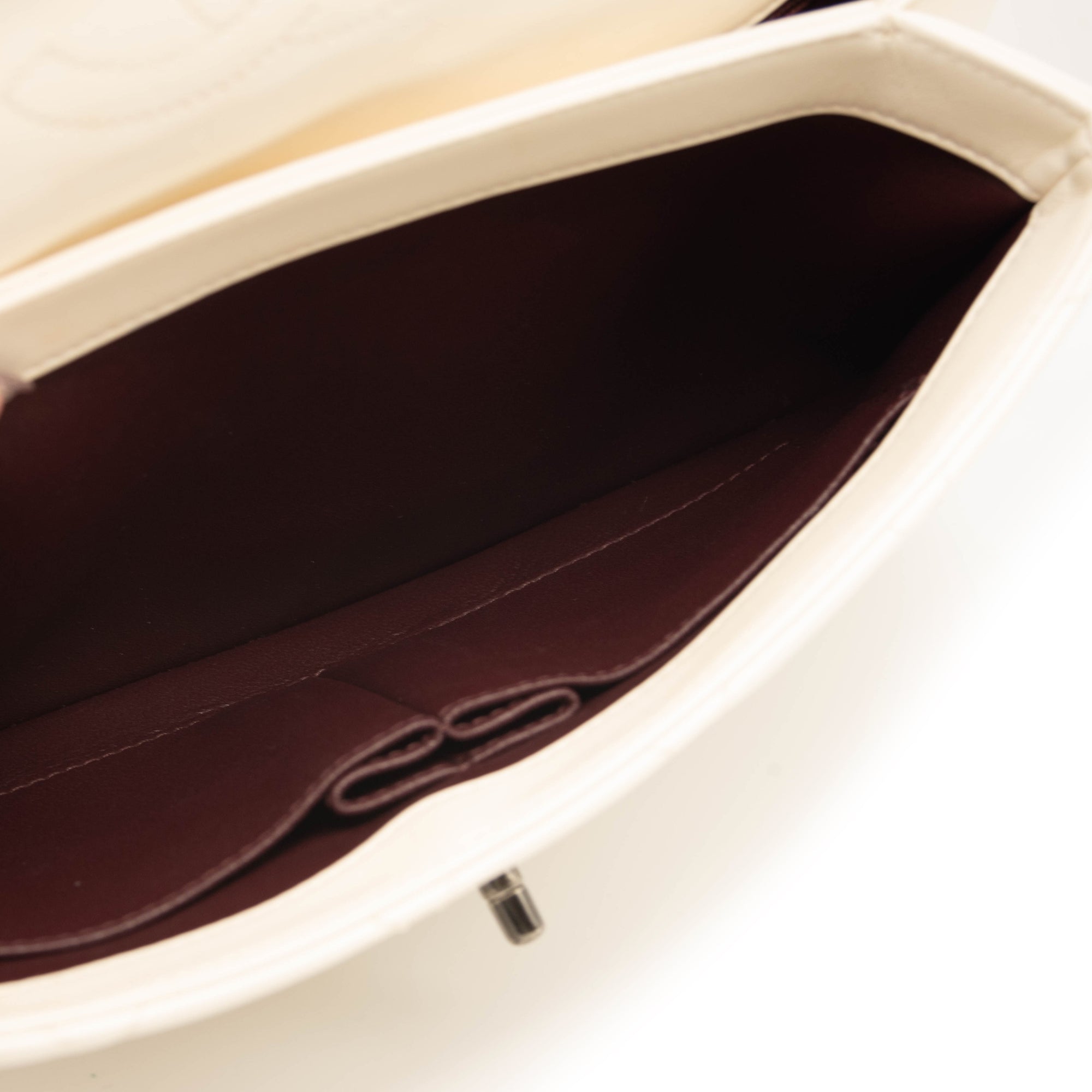 Chanel Lambskin Quilted Medium Trendy CC Flap White