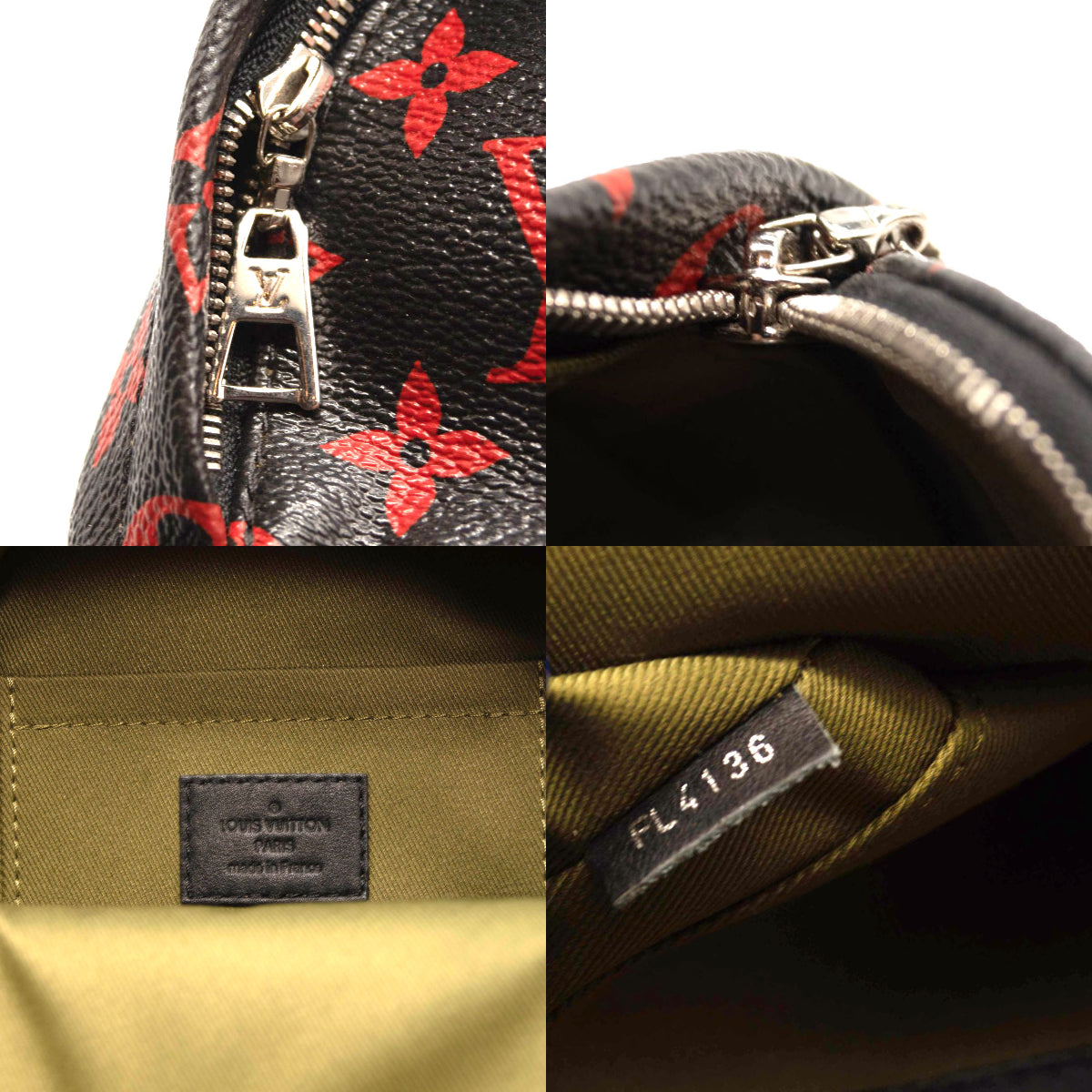 LOUIS VUITTON Monogram Infrarouge Palm Springs Backpack Mini 2016 FL4136