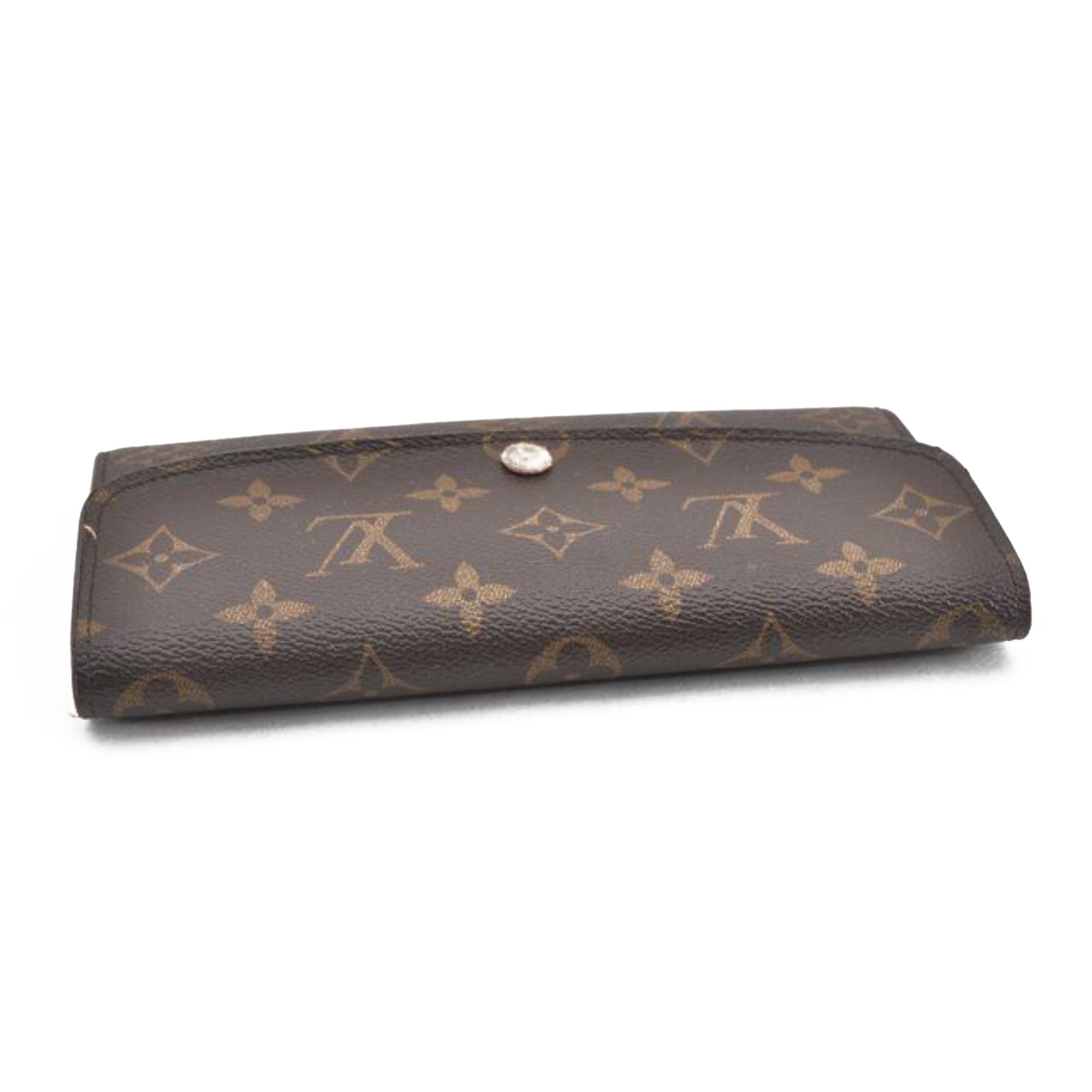 LOUIS VUITTON Monogram Emilie Wallet Rose Ballerine