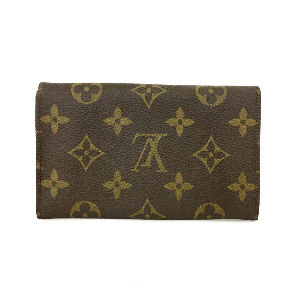 USED Louis Vuitton Monogram Porte-Monnaie Billets Tresor Wallet