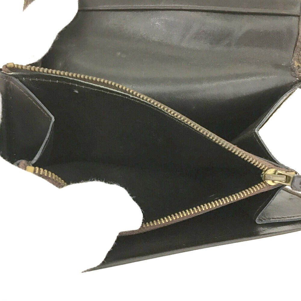 USED Louis Vuitton Monogram Porte-Monnaie Billets Tresor Wallet