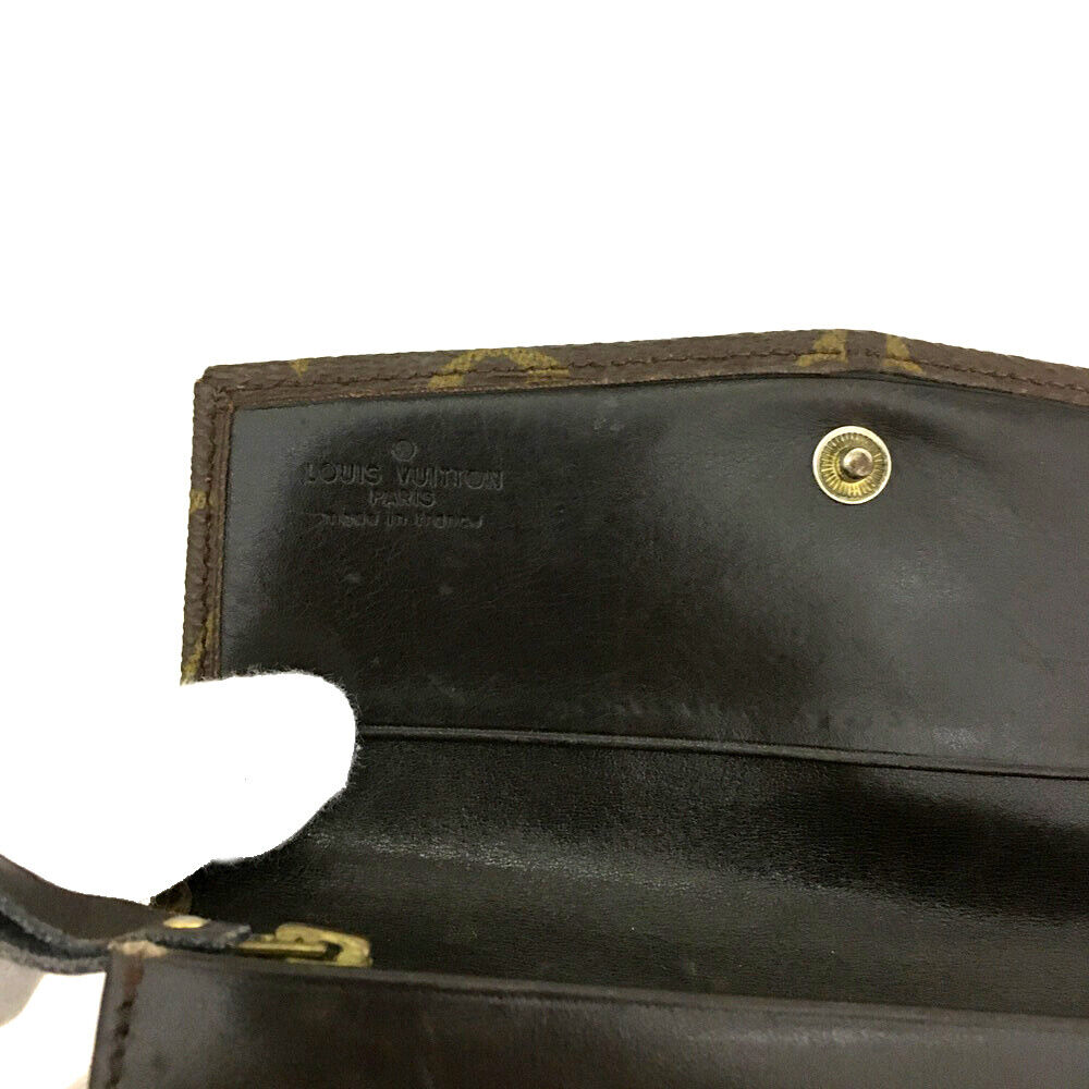 USED Louis Vuitton Monogram Porte-Monnaie Billets Tresor Wallet