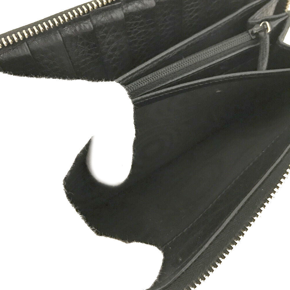 GUCCI Calfskin Soho Zip Around Wallet Black