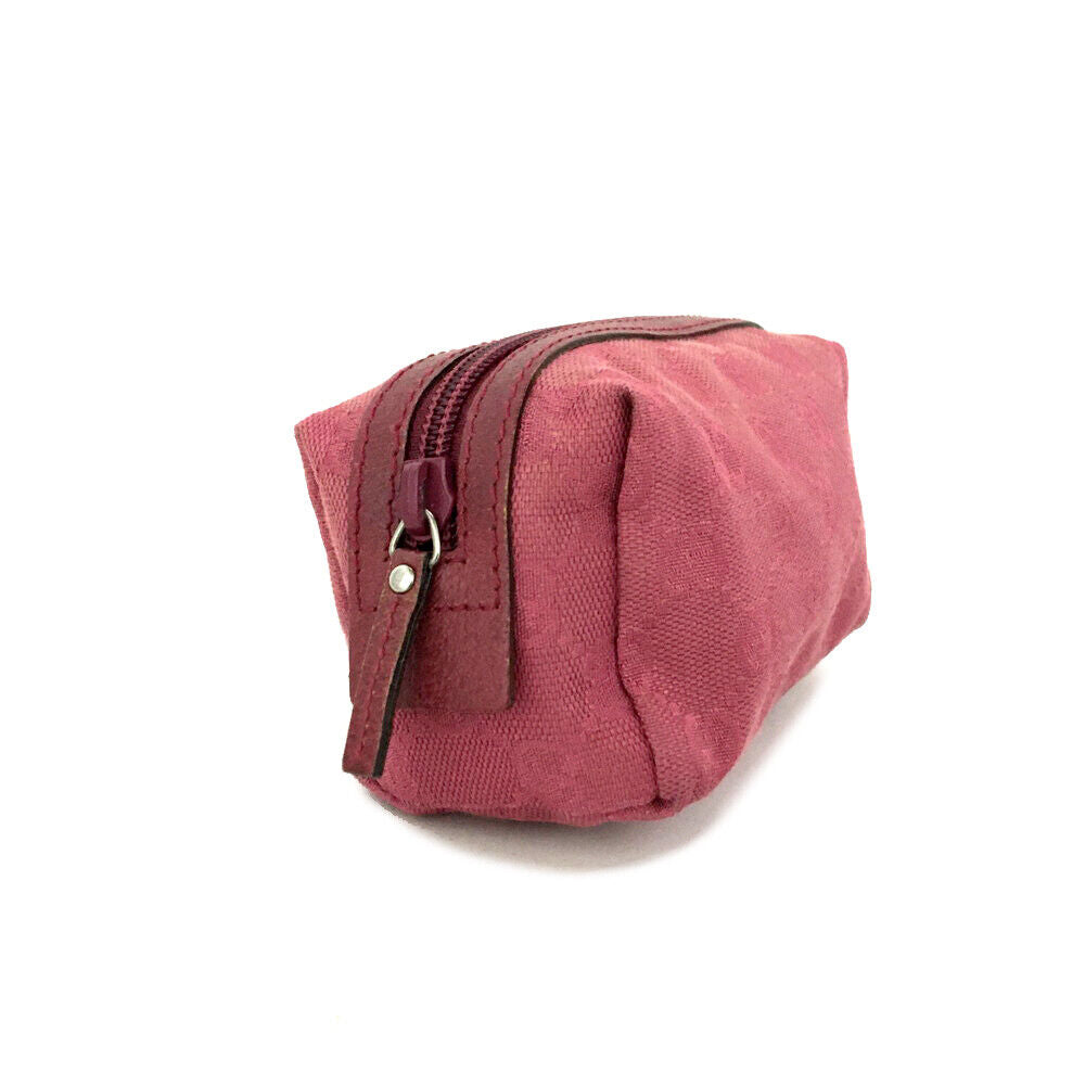 Gucci Pink Logo Supreme Cosmetic Pouch