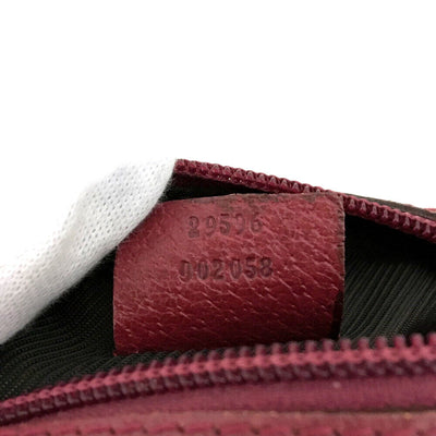 Gucci Pink Logo Supreme Cosmetic Pouch