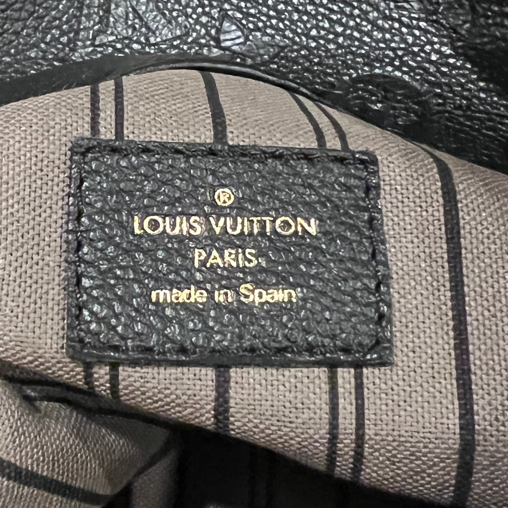 Preloved LOUIS VUITTON Black Empriente Giant Monogram Leather