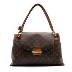 Louis Vuitton Women Shoulder bags Brown, Camel Color Synthetic Fibers