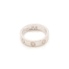 Cartier 18k White Gold Diamond 4mm Wedding Band LOVE Ring 46 US 3.75
