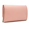 Christian Louboutin Carasky Empire Leather Clutch Pink Crossbody Shoulder Bag WOC