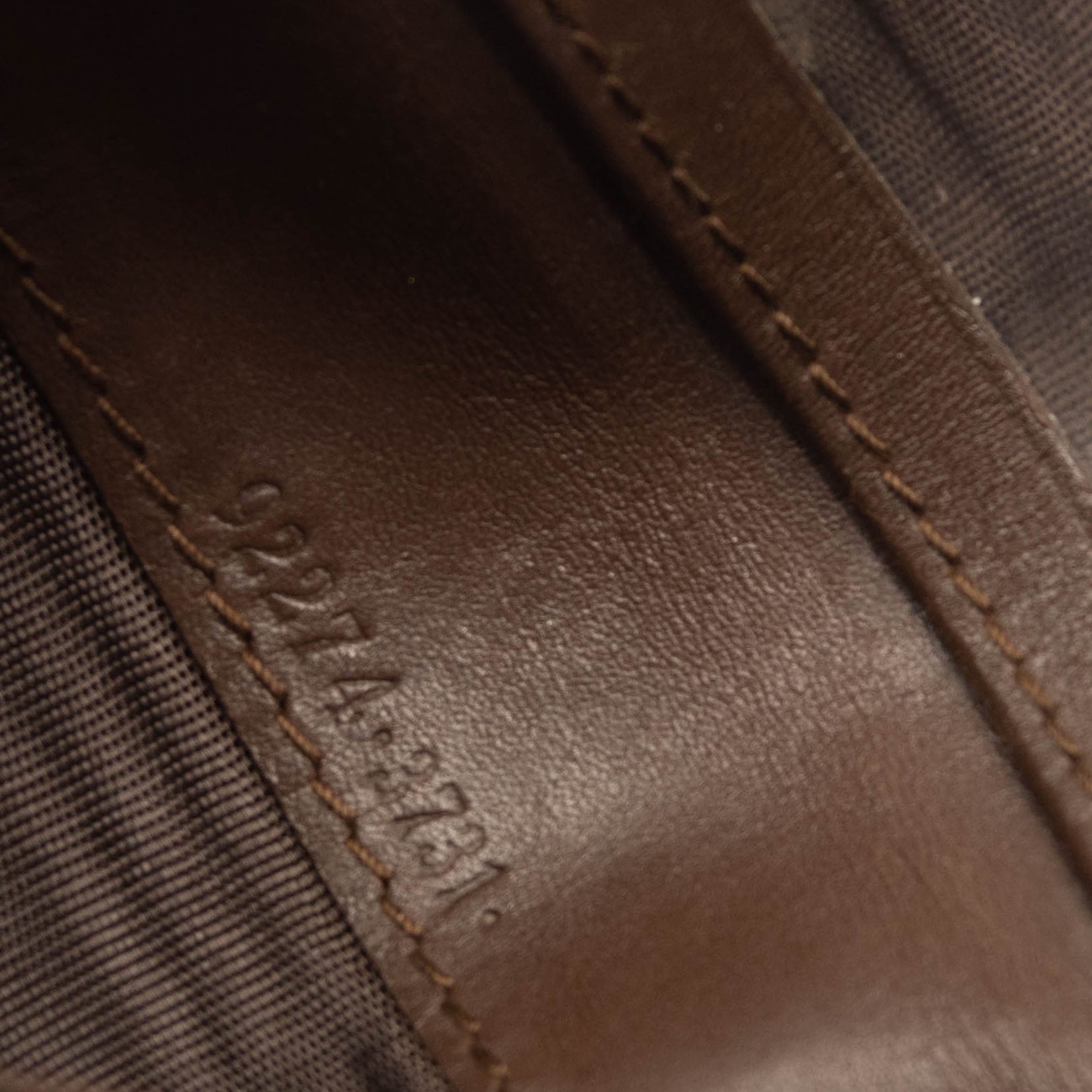 Gucci Supreme Canvas GG Monogram Compact Wallet Brown