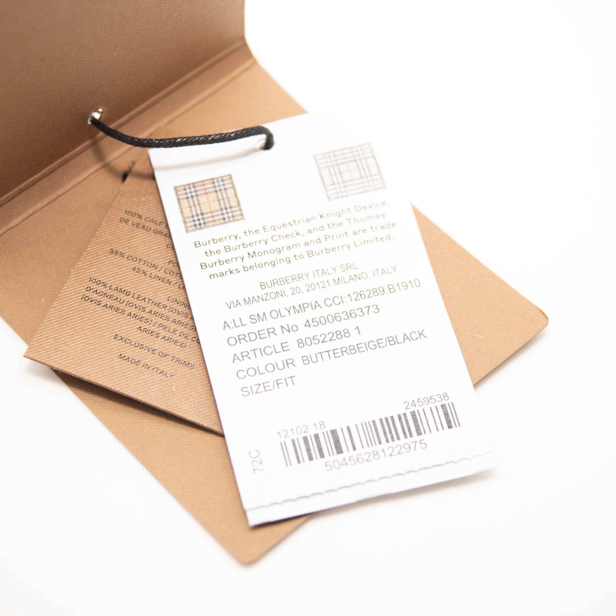 Burberry Olympia Check Canvas Shoulder Bag