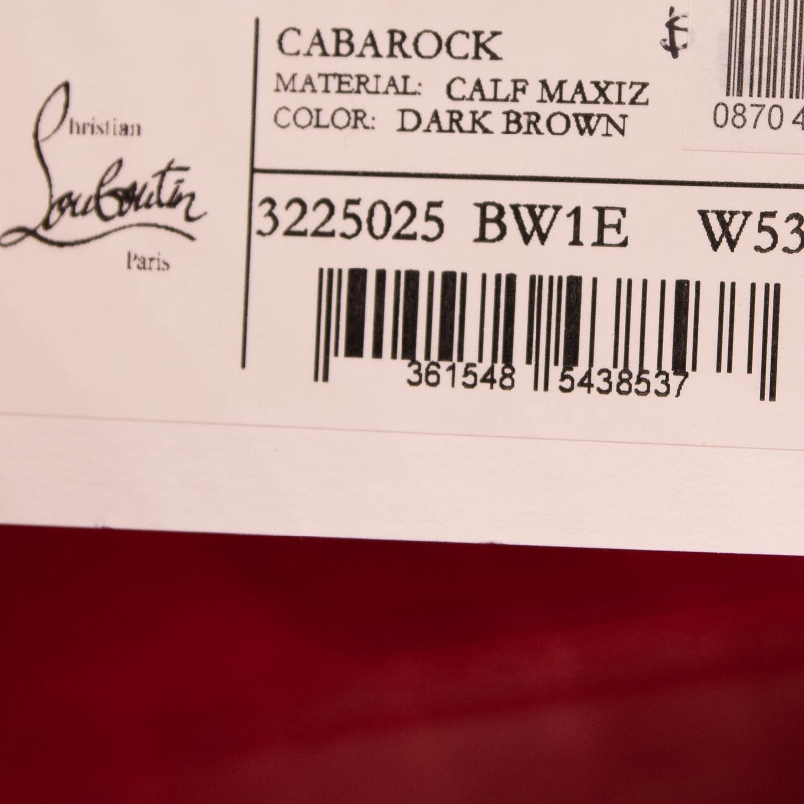 Christian Louboutin Large Cabarock Zebra Stripe Tote in Dark Brown