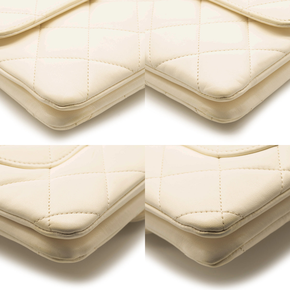 Chanel Lambskin Quilted Medium Trendy CC Flap White