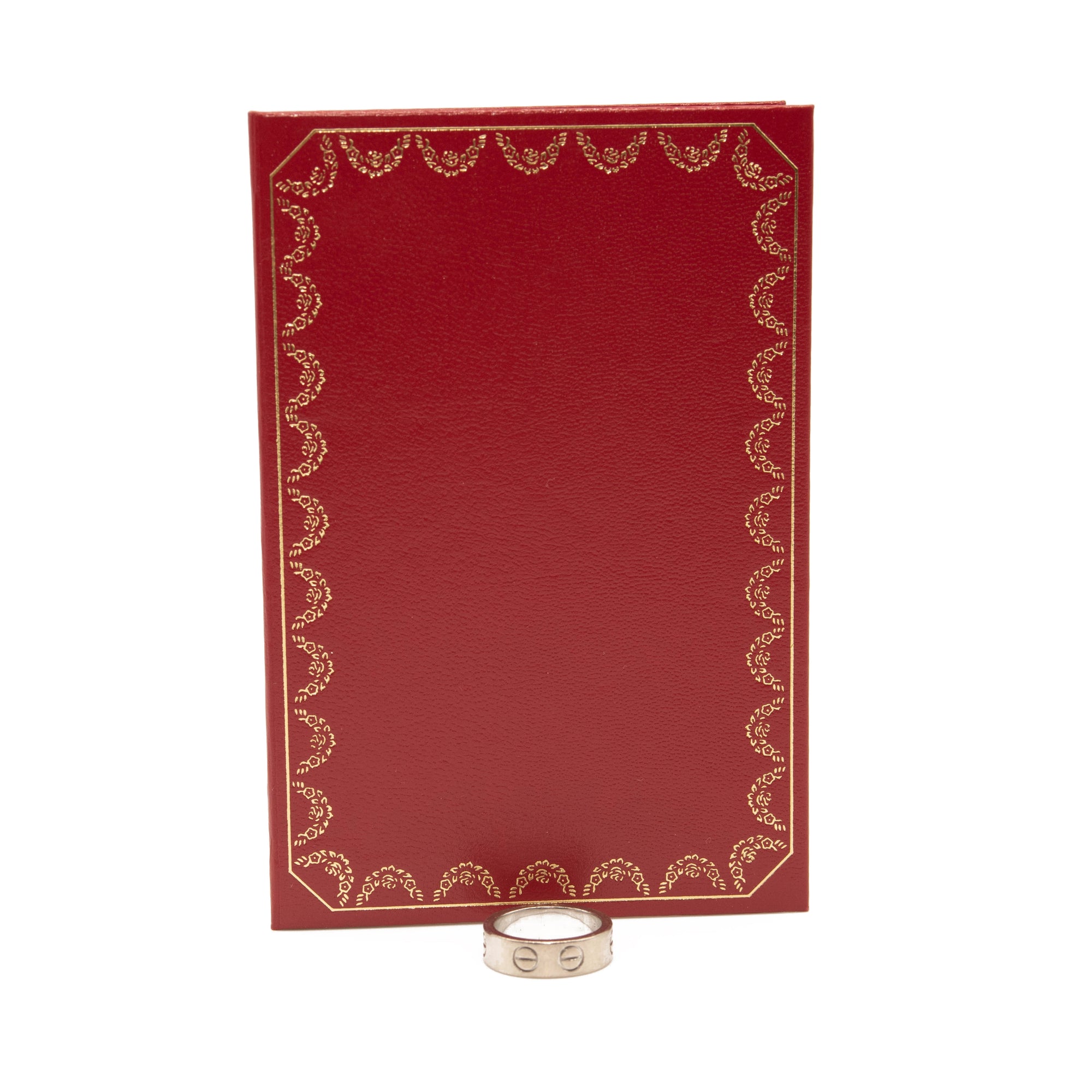 CARTIER 18K White Gold 5.5mm LOVE Ring US 5