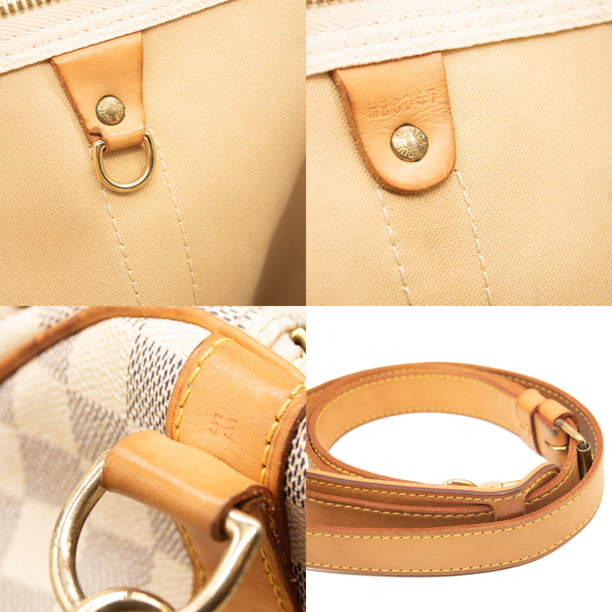 Louis Vuitton Damier Azur Keepall Bandouliere 55