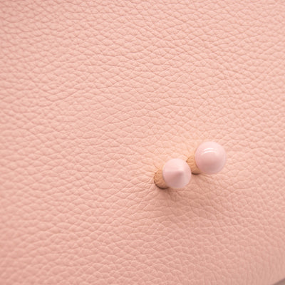 Christian Louboutin Carasky Empire Leather Clutch Pink Crossbody Shoulder Bag WOC