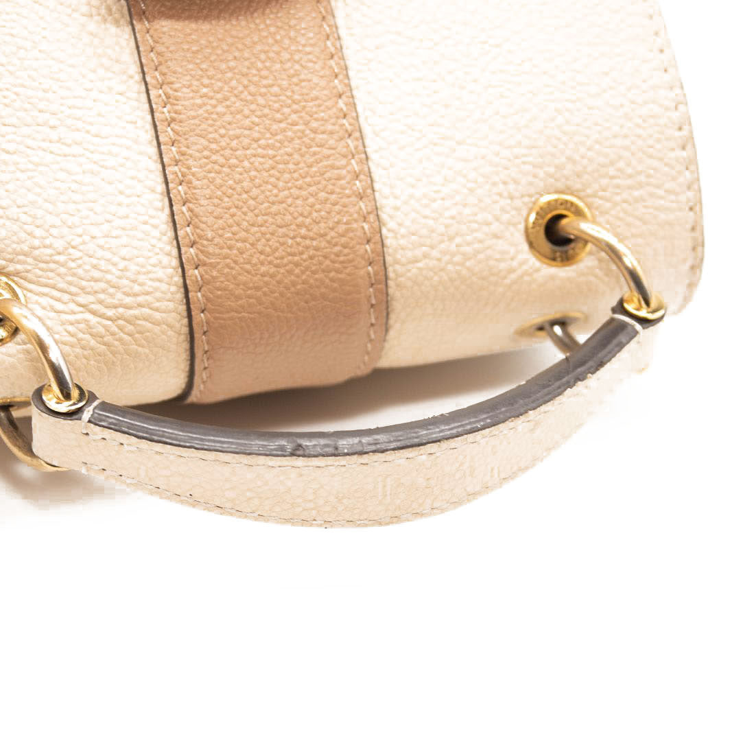 USED Louis Vuitton Clapton Creme Brown Damier Ebene Canvas Backpack