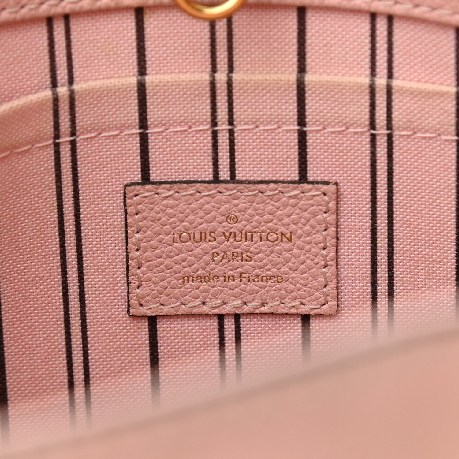 Louis Vuitton Empreinte Montaigne MM Rose Poudre Pink Tote