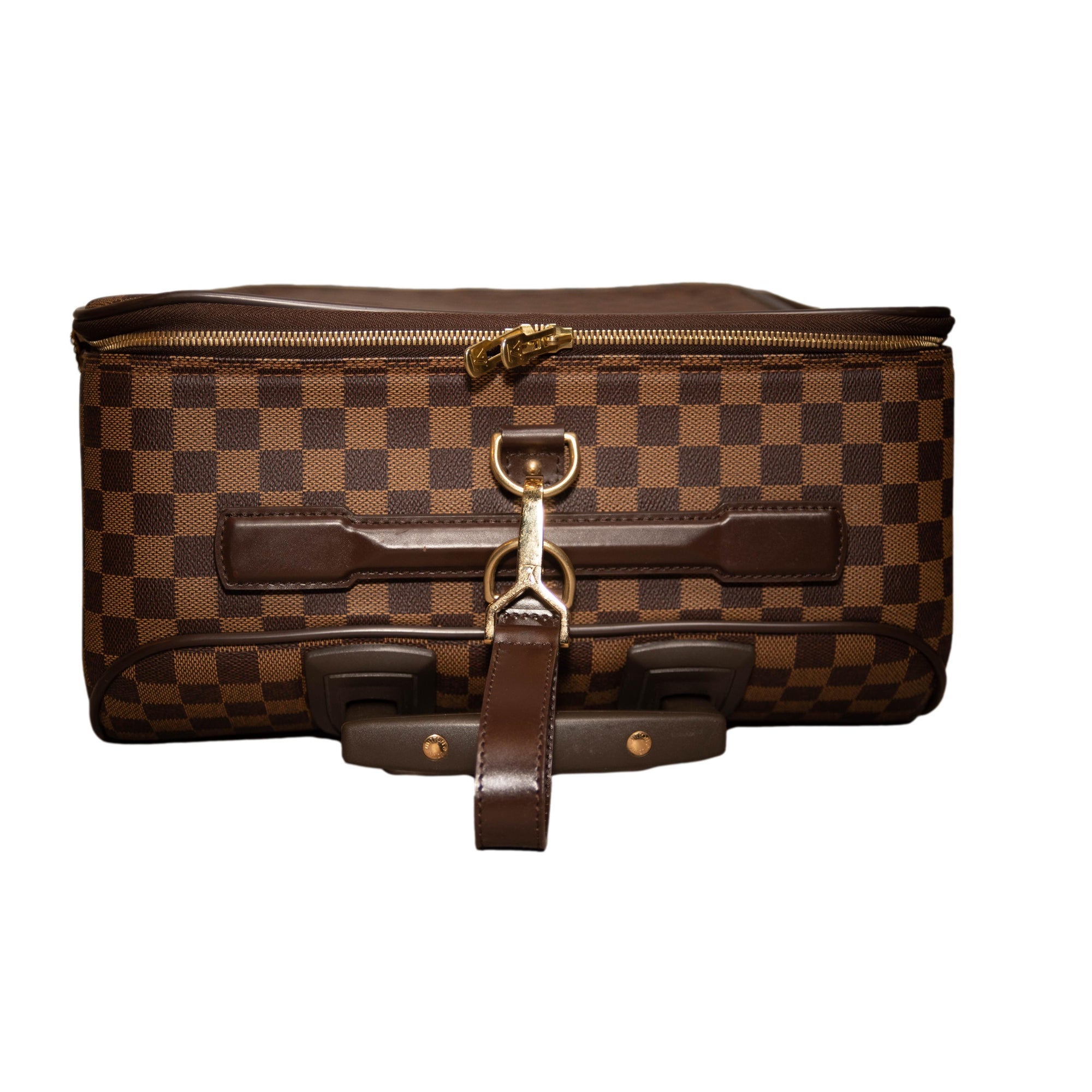 Louis Vuitton Damier Ebene Pegase 55 Rolling Luggage Carry On Suitcase