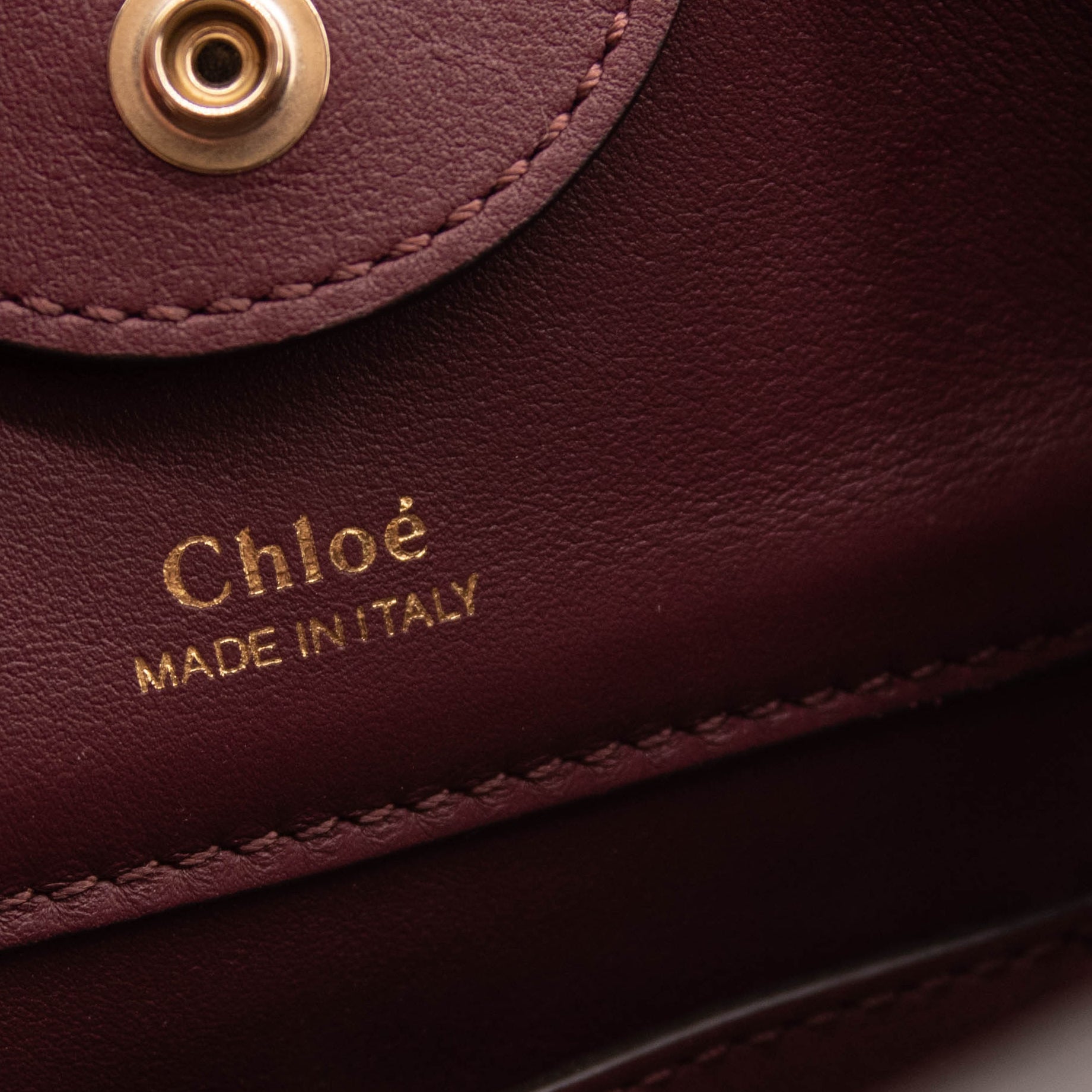 Chloe Key Small Linen & Leather Bucket Bag