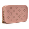 Christian Louboutin Radioloubi Small Leather Crossbody Bag Pink Perforated