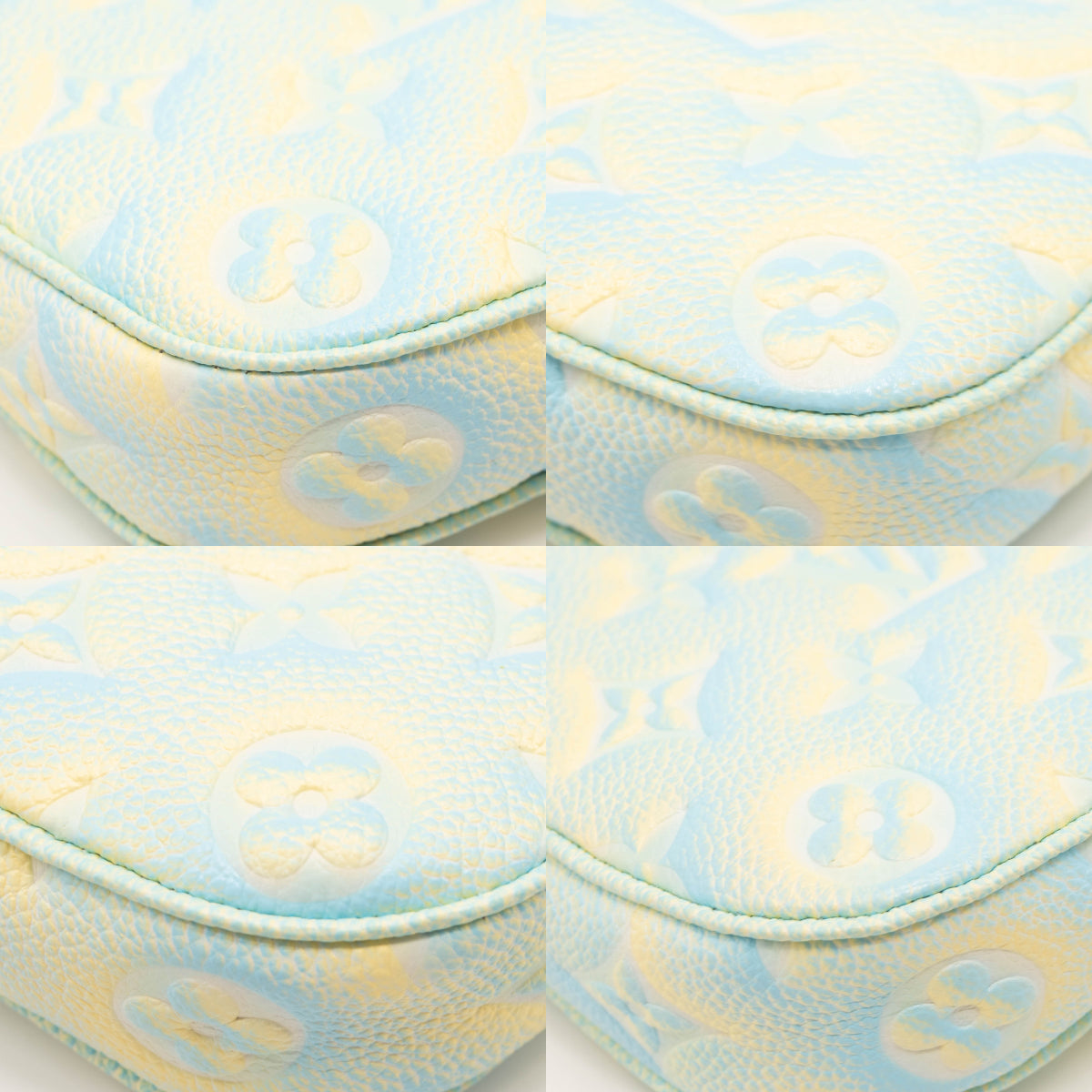 Louis Vuitton Empreinte Monogram Summer Stardust Pochette Accessories Water Green