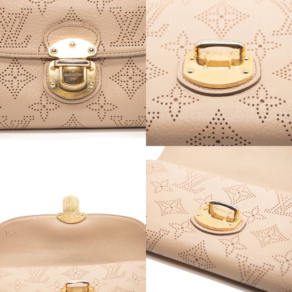 Louis Vuitton Mahina Amelia Wallet White