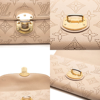 Louis Vuitton Mahina Womens Long Wallets, Beige, * Inventory Confirmation Required