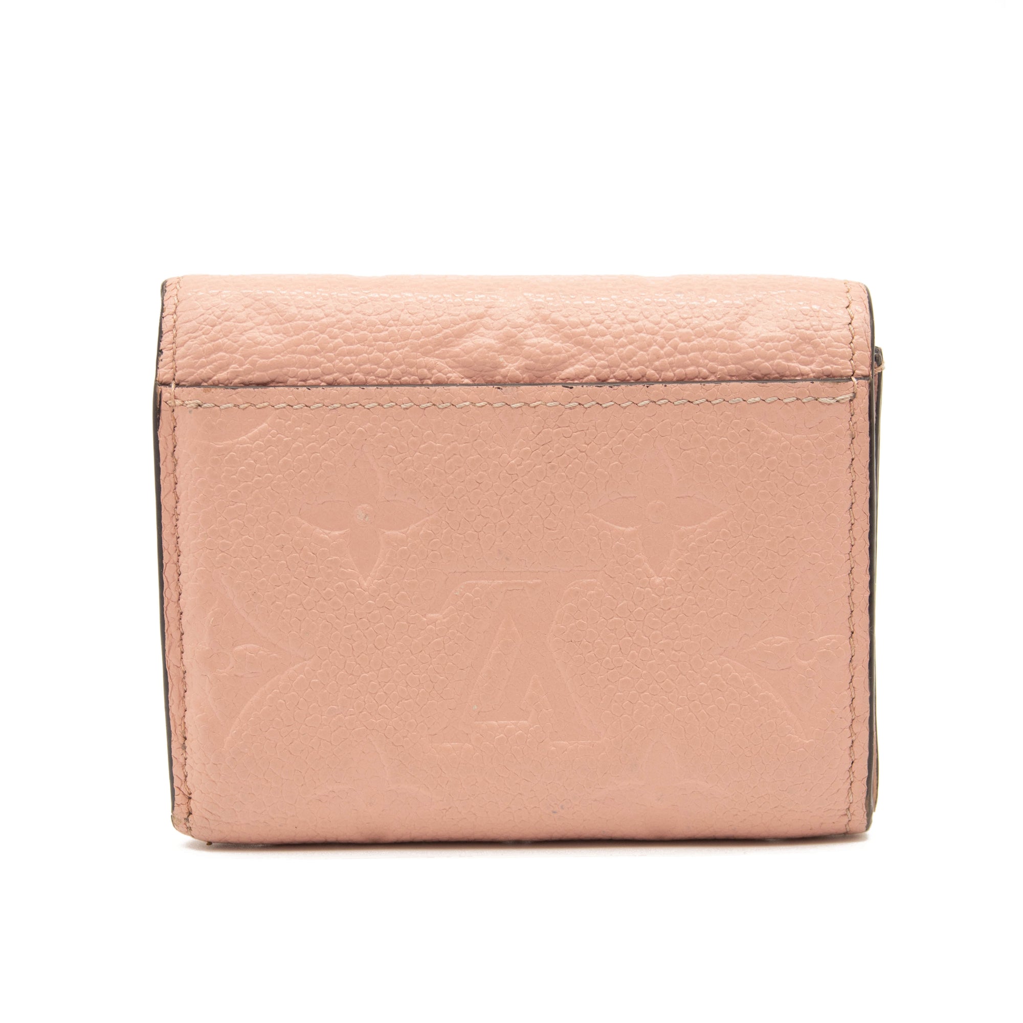 Louis Vuitton Rose Poudre Empreinte Zippy Wallet
