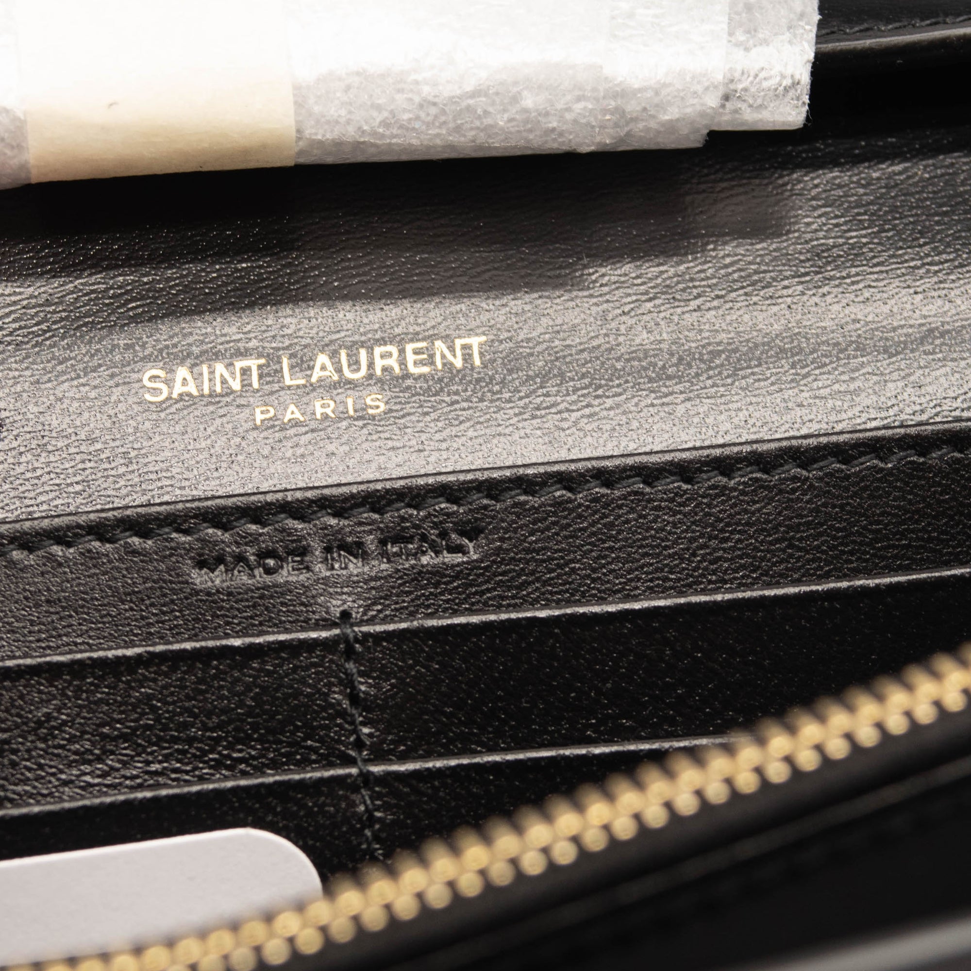 Saint Laurent Wallet on Chain Small Ysl Monogram V-flap Metallic Silve -  MyDesignerly