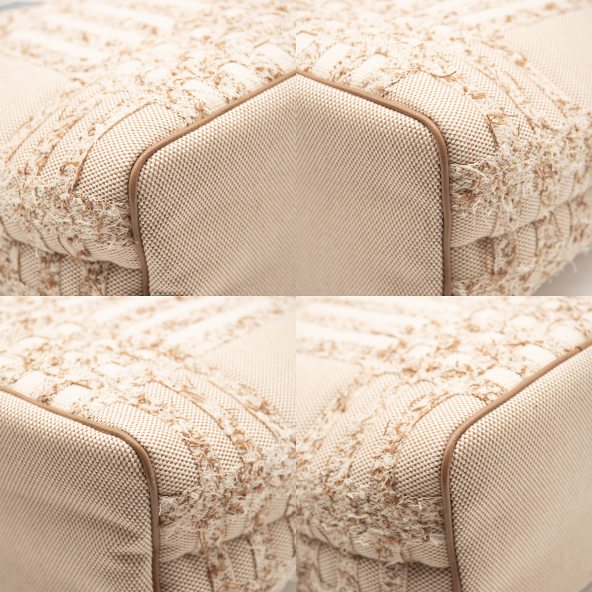 Burberry Small Lola Needle Punch Embroidered Canvas Bucket Bag