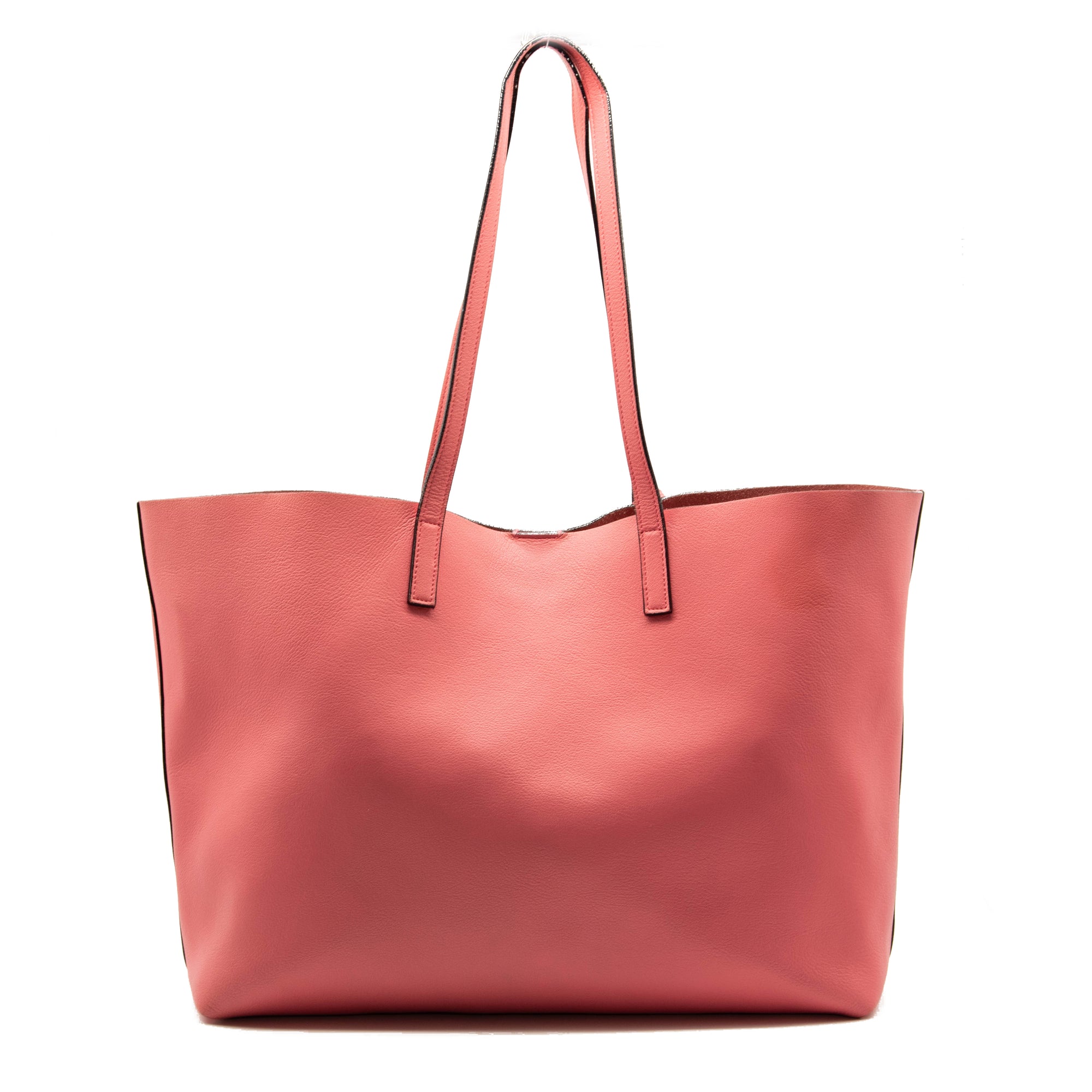 Saint Laurent Calfskin Large Shopping Tote Pink