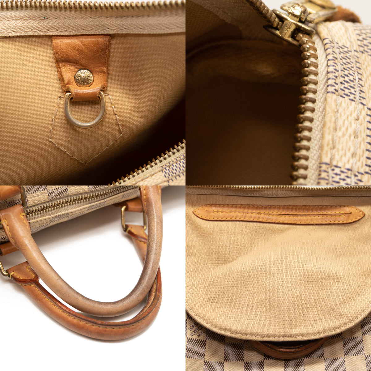 Louis Vuitton, Bags, Authentic Preowned Damier Azur Speedy 35 Bag