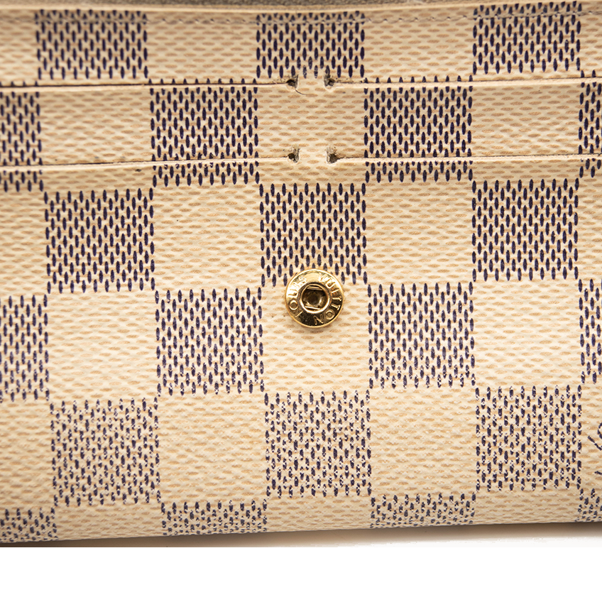 Louis Vuitton Damier Azur Emilie Wallet