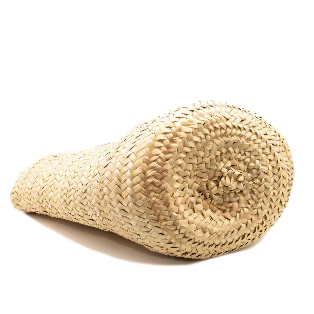 NEW Christian Louboutin Loubishore Logo Straw Tote White