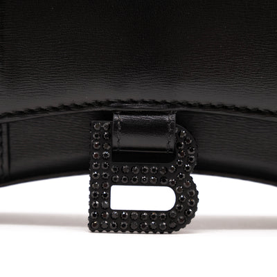 Balenciaga Hourglass Leather Wallet on a Chain
