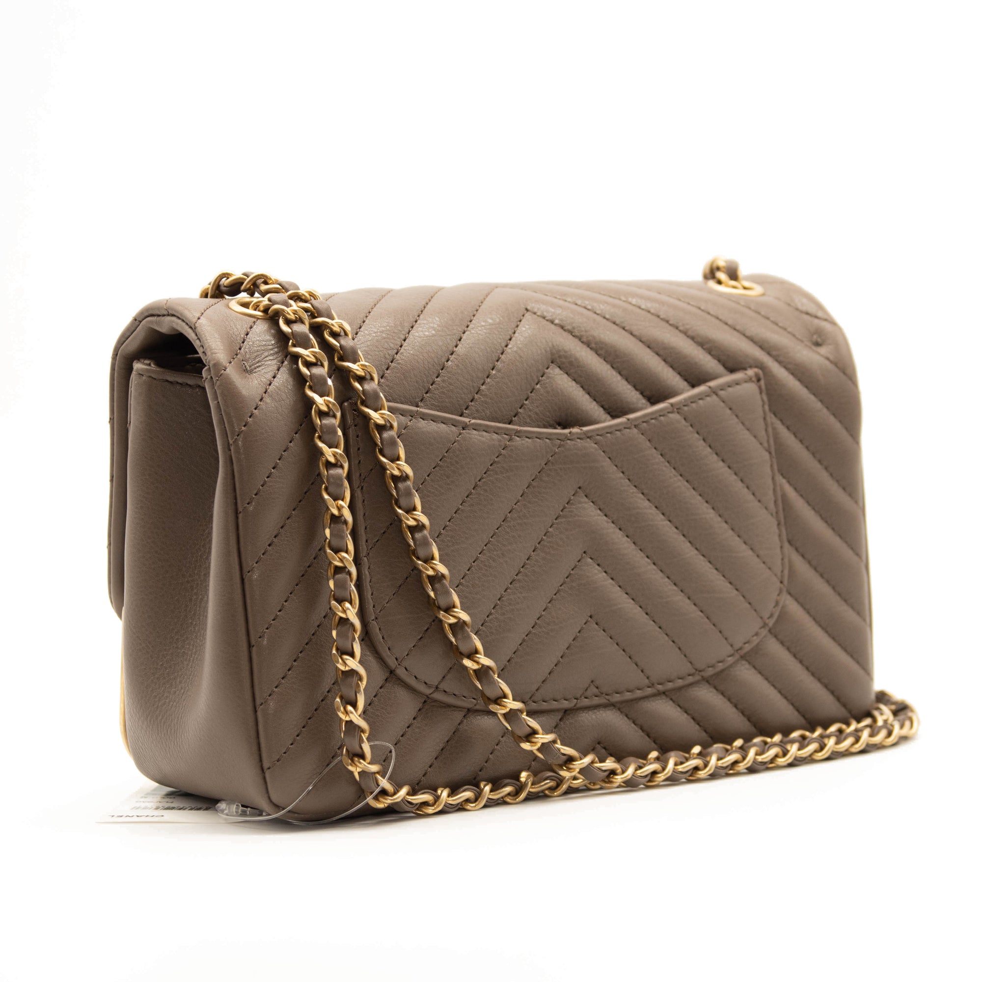 Chanel Rock the Corner Flap Bag Chevron Mini Chain Shoulder Bag