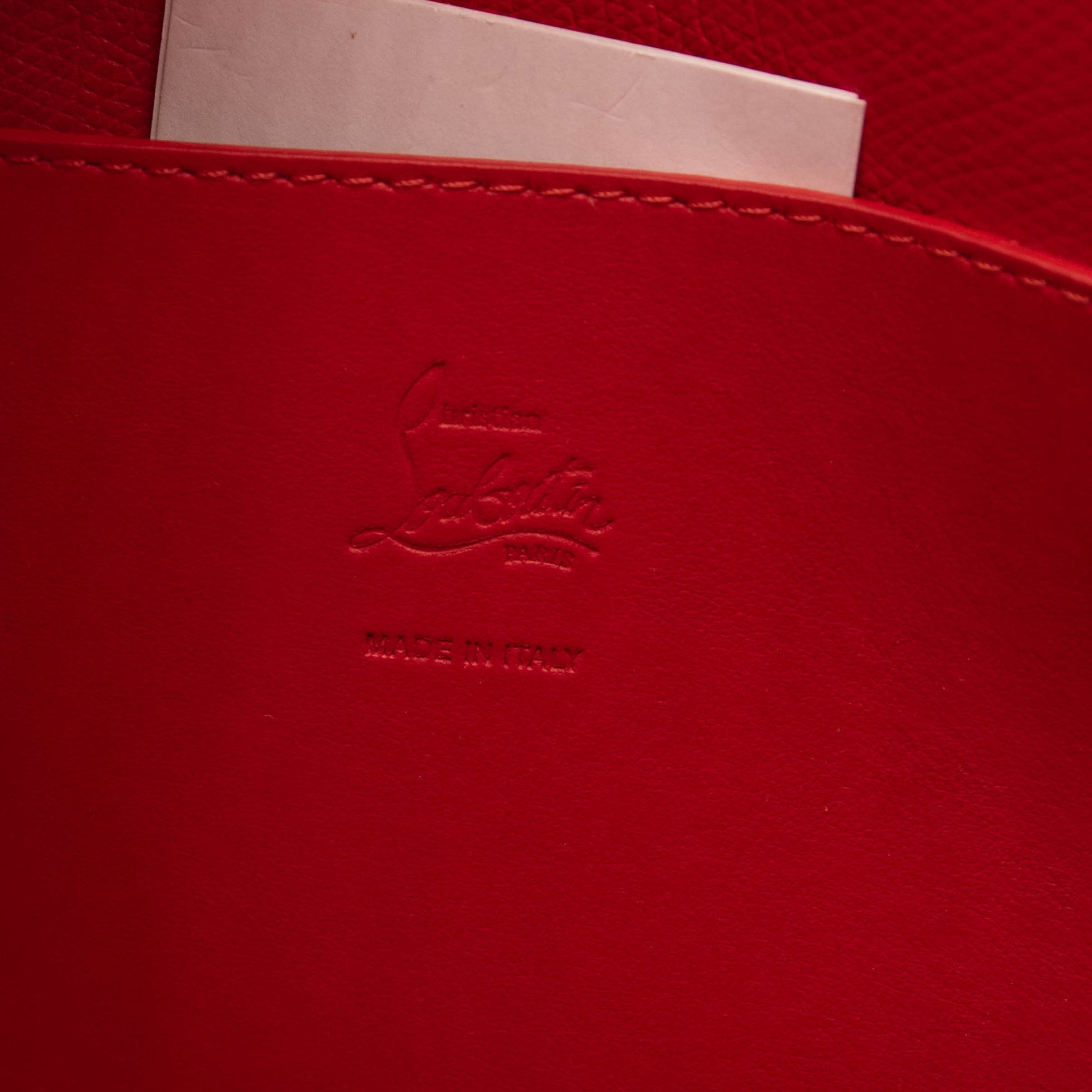 Christian Louboutin Large Cabarock Zebra Stripe Tote in Dark Brown