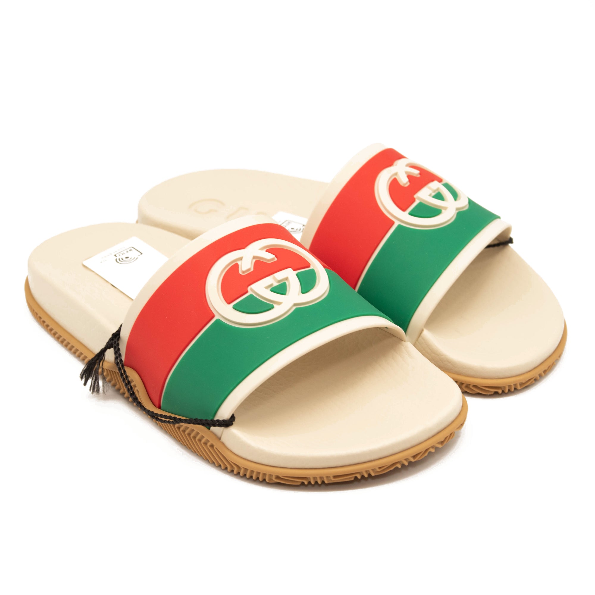 Gucci gg slides white Clearance