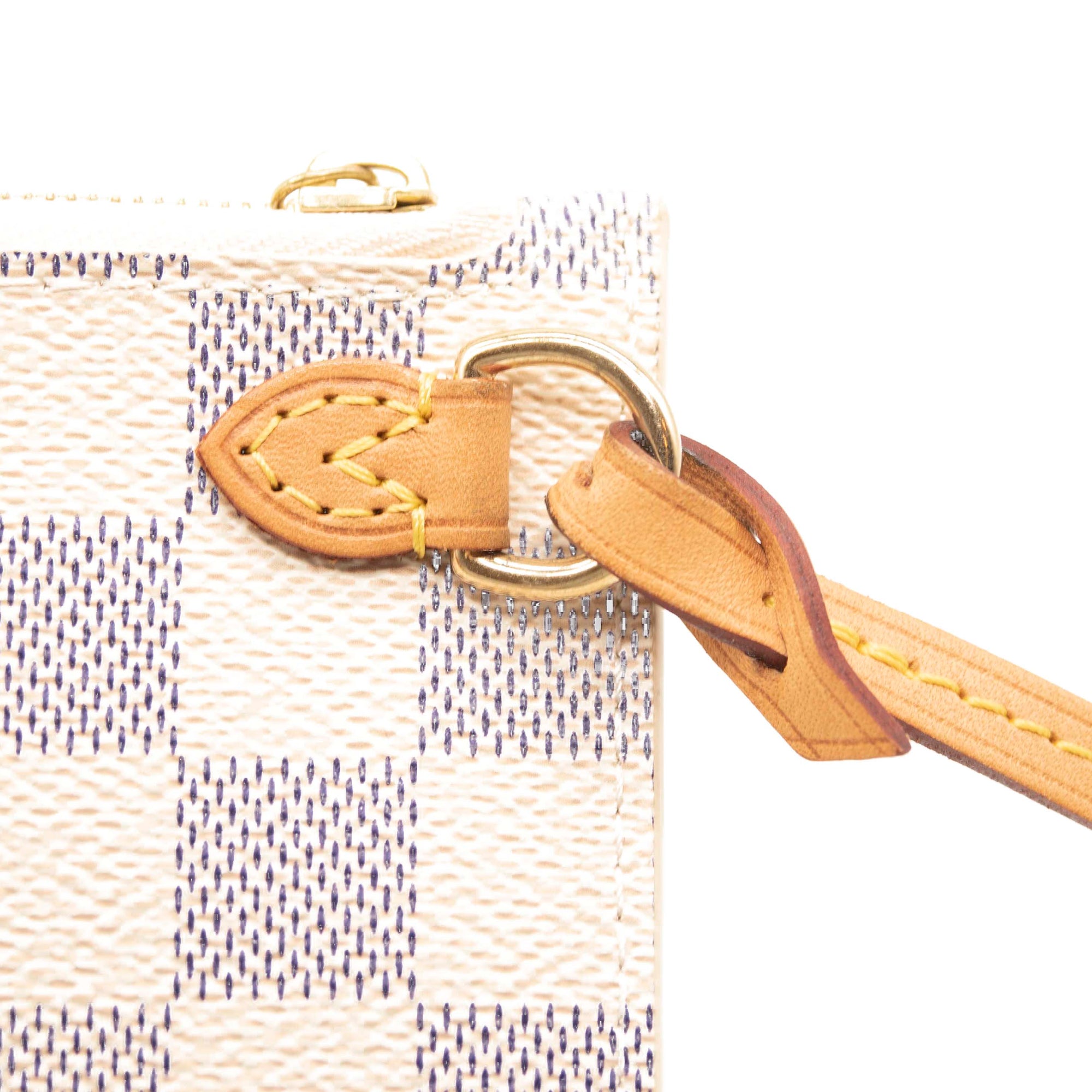 LOUIS VUITTON Damier Azur Neverfull MM GM Pochette