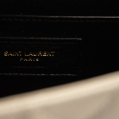 NEW Saint Laurent Monogram Small Envelope Leather Wallet On Chain Mixed Matelasse