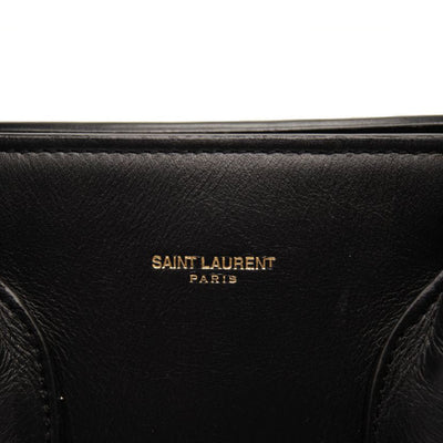 Saint Laurent Calfskin Small Sac De Jour Black