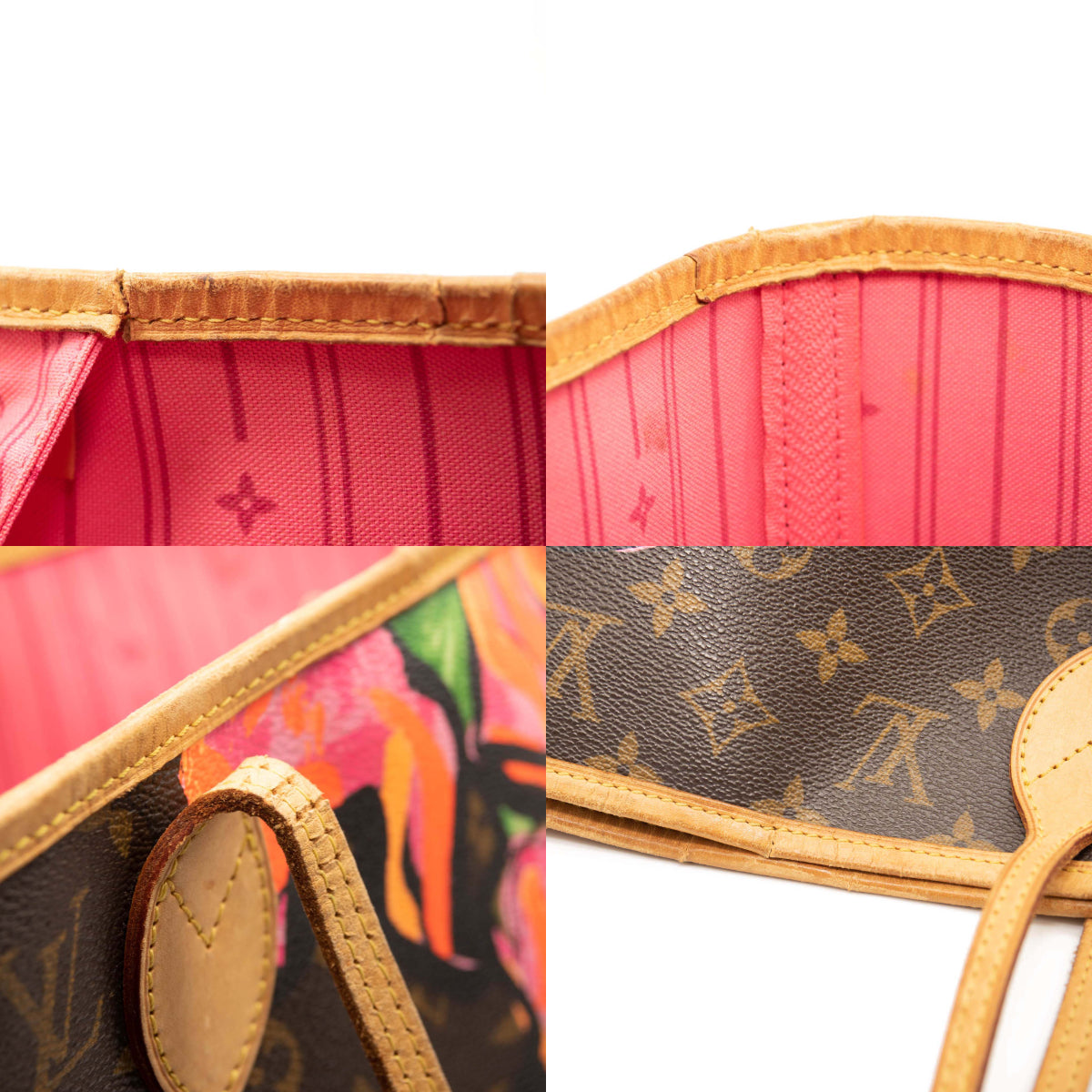 Louis Vuitton Monogram Roses Neverfull MM Tote SD4088