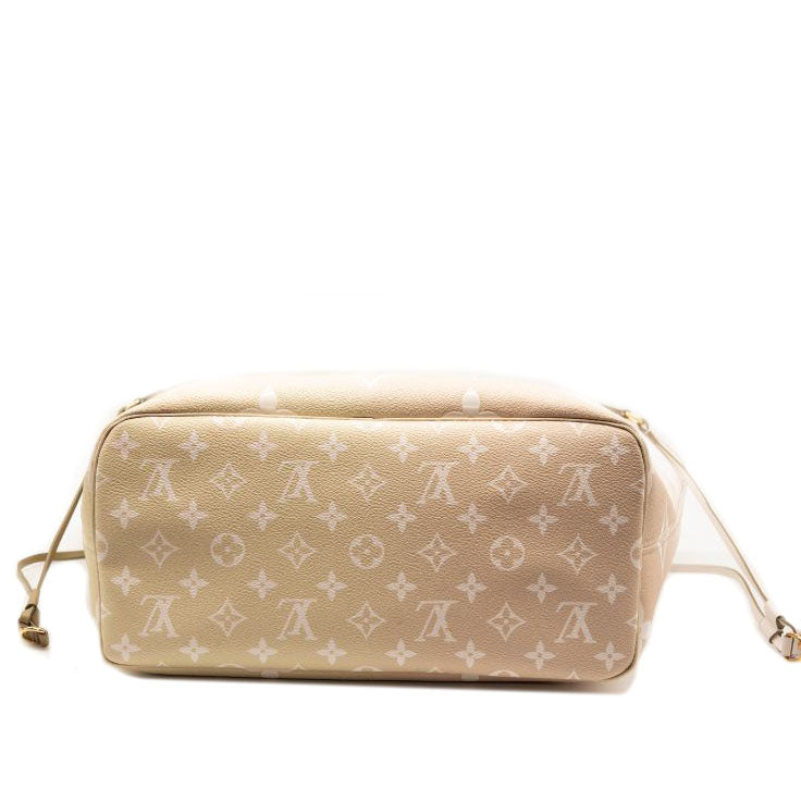 Louis Vuitton Spring In The City Monogram Sunset Khaki Neverfull MM w/  Pouch w/ Tags - Neutrals Totes, Handbags - LOU587830