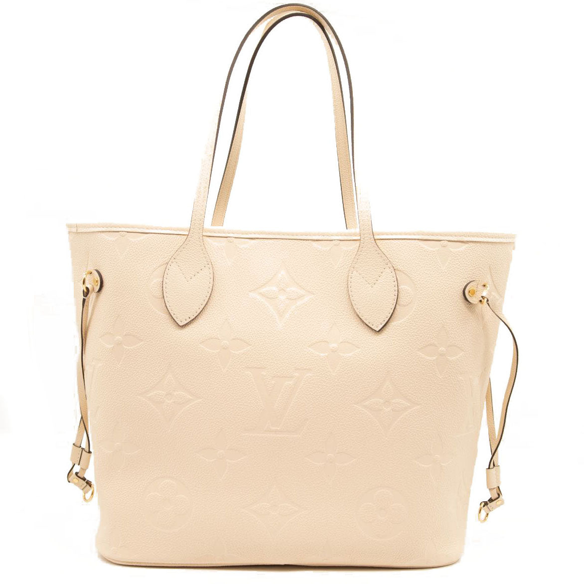 Louis Vuitton Neverfull Empreinte MM Cream in Leather with Gold-tone - US