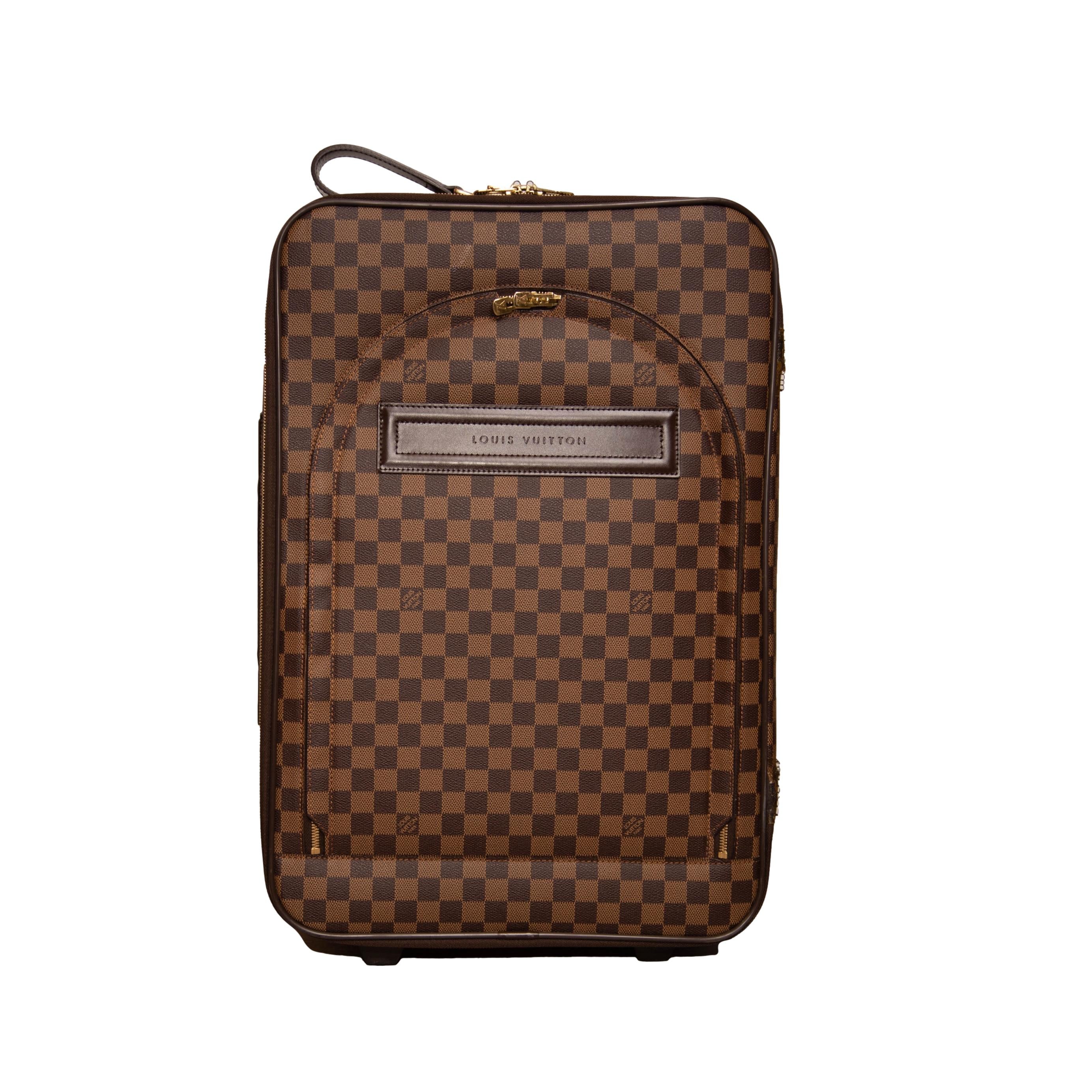 Louis Vuitton Classic Pegase 55 Carry-on Suitcase Bag w/ Duster