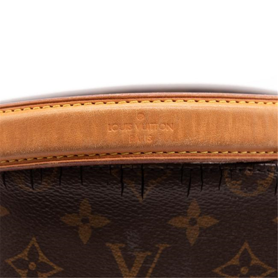 Louis Vuitton Melie Brown Monogram Canvas Shoulder Bag Hobo Satchel