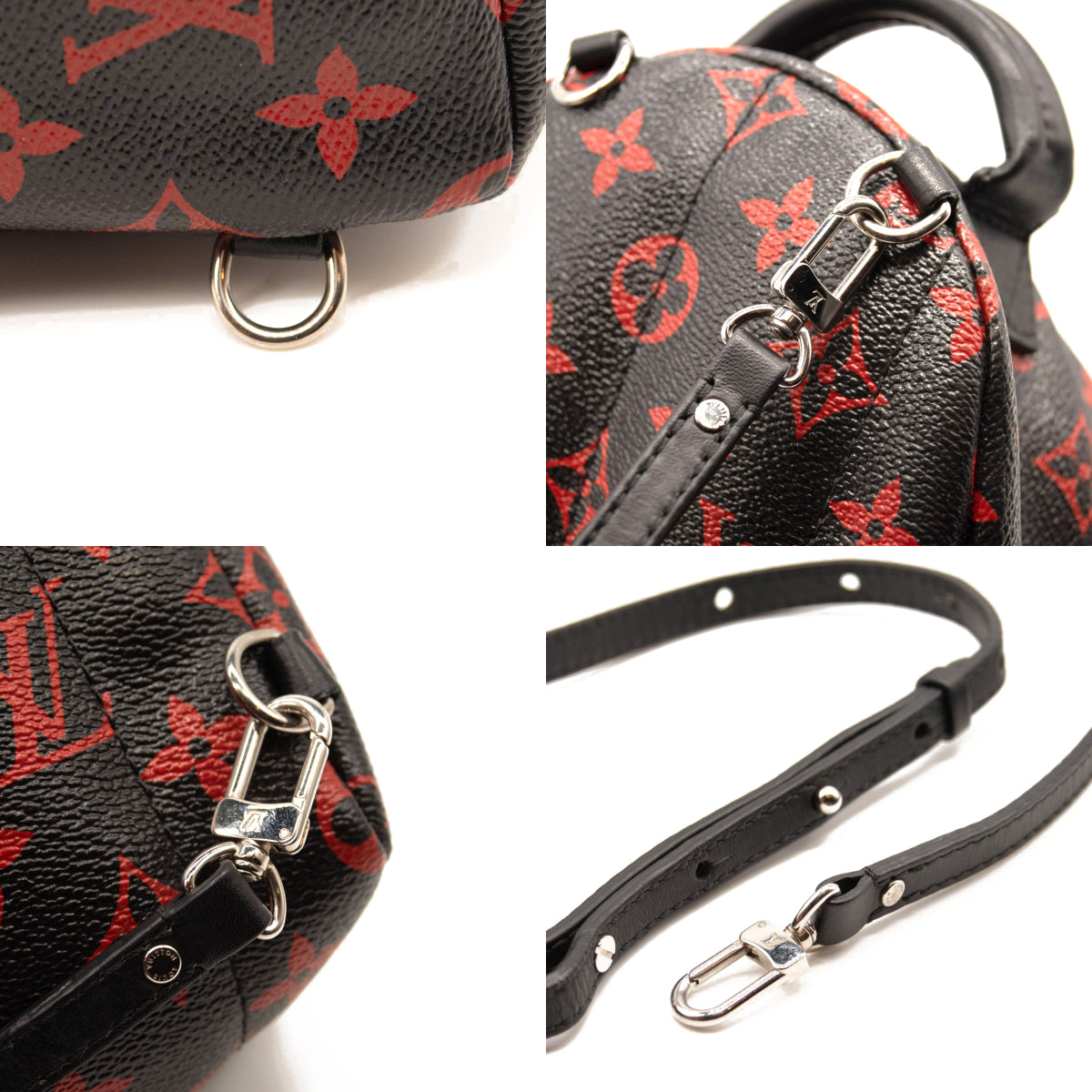 LOUIS VUITTON Monogram Infrarouge Palm Springs Backpack Mini 2016 FL4136