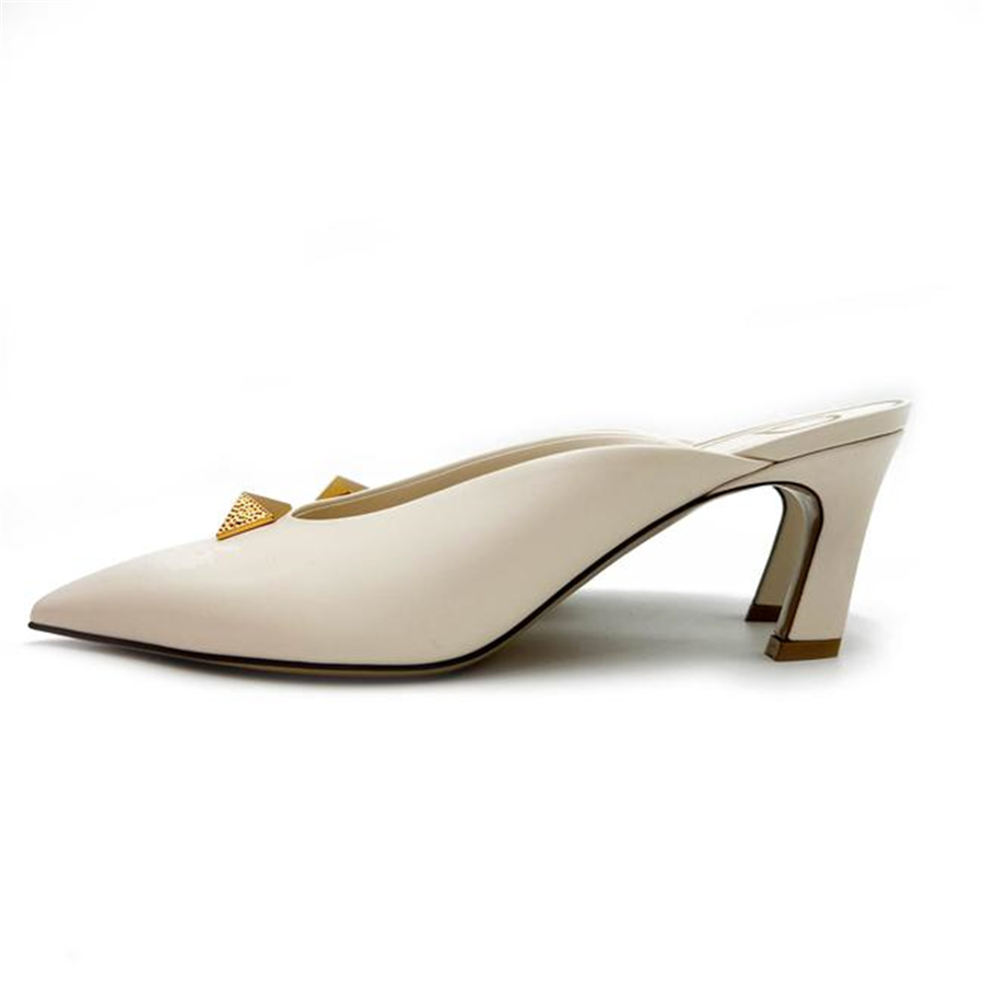 Valentino Roman Stud Pointed Toe Mule