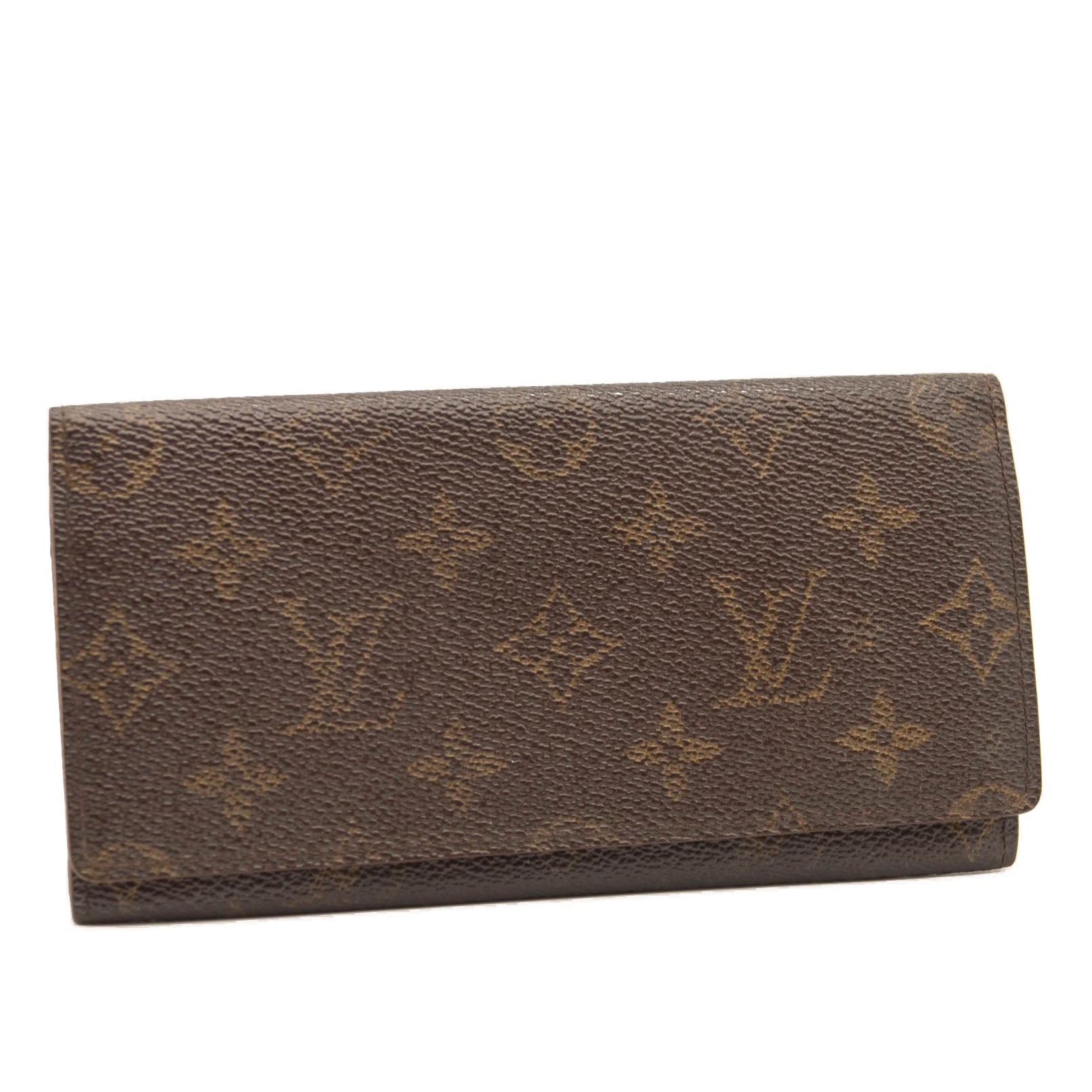 Used Louis Vuitton Monogram Porte Yen 3 Cartes Credit Wallet CA0946 1996